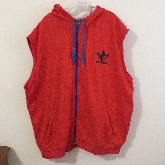 adidas hoodie vest